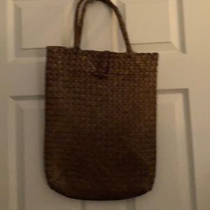 Straw bag